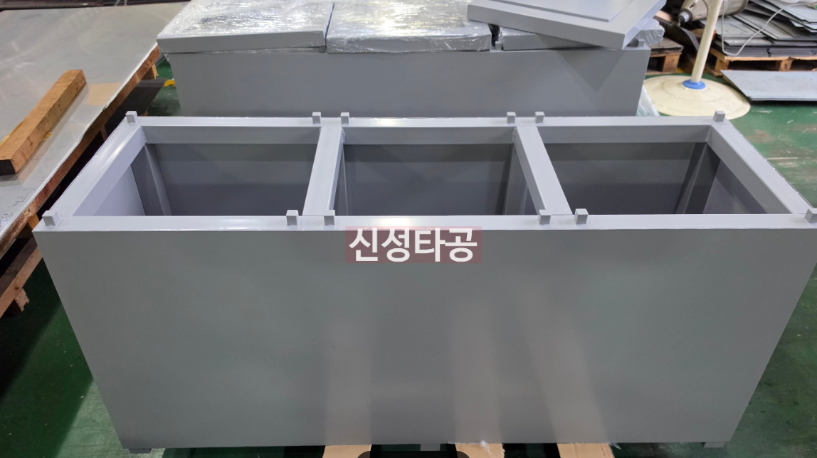철판 쓰레기통 분리수거함 8